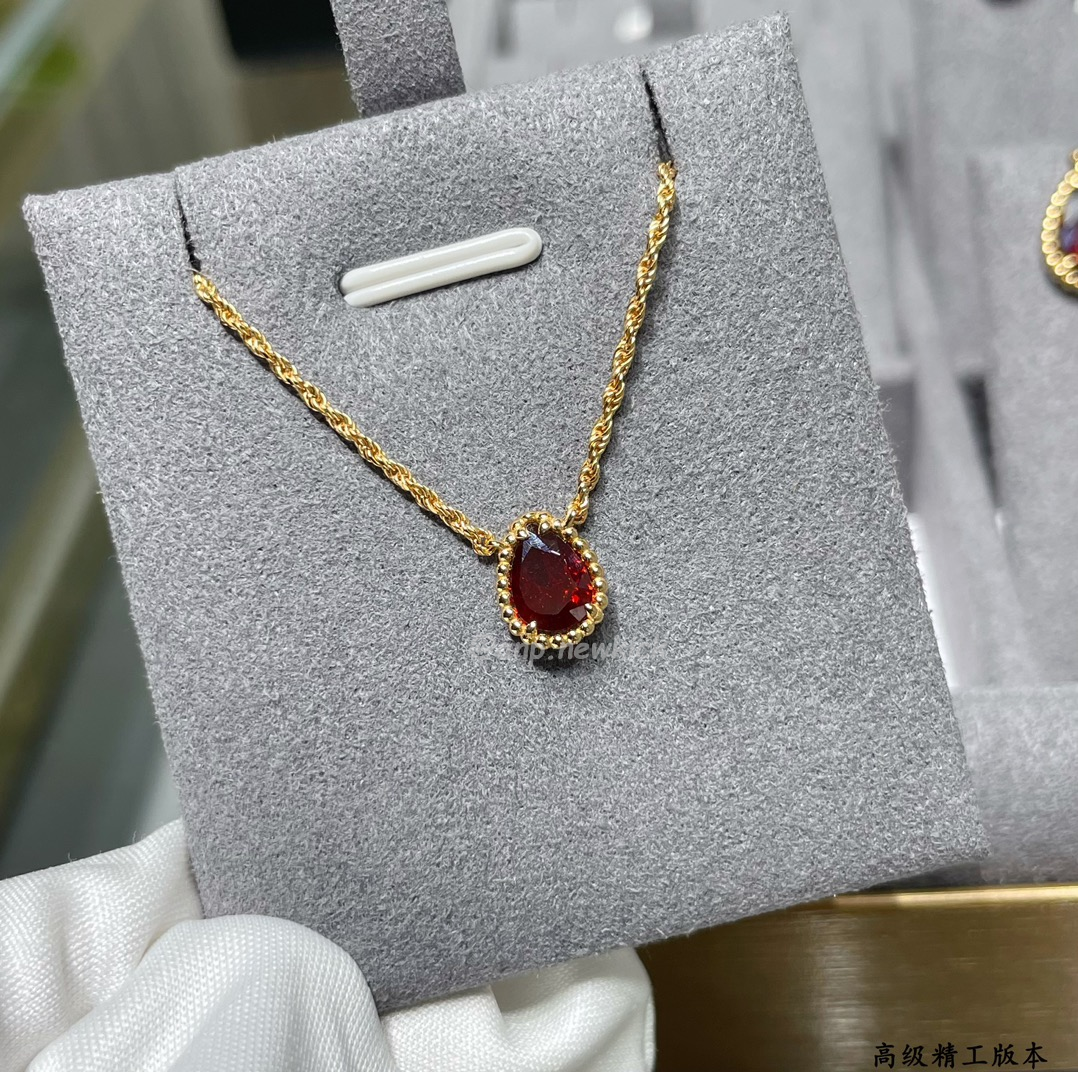 Boucheron Serpent Boheme Necklace Pink Gold With Rhodolite (2) - www.newkick.vip